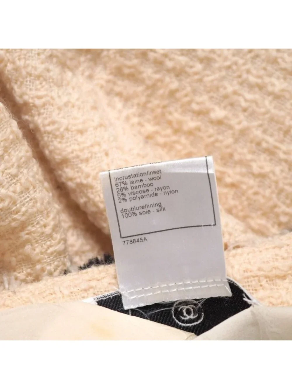 CHANEL jacket size